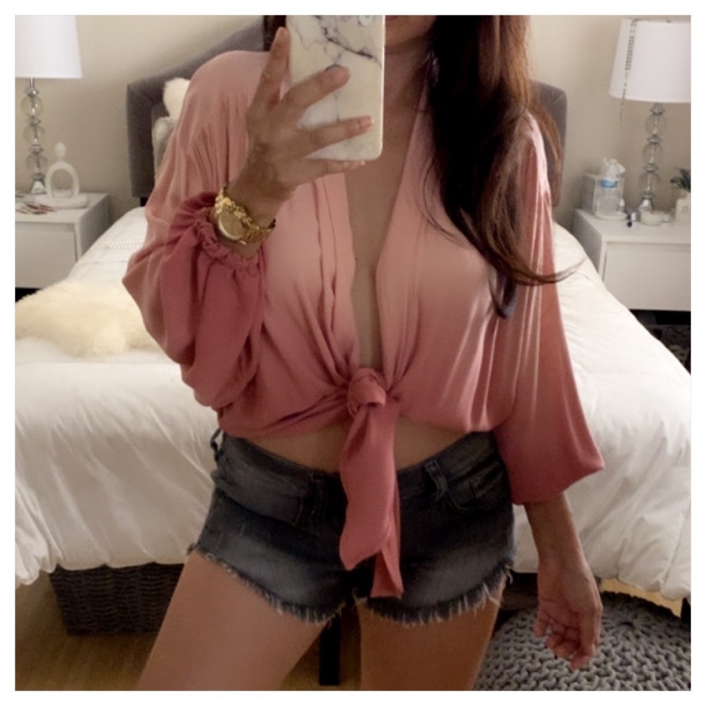 NWT YOUNG FABULOUS & BROKE Carmen Top